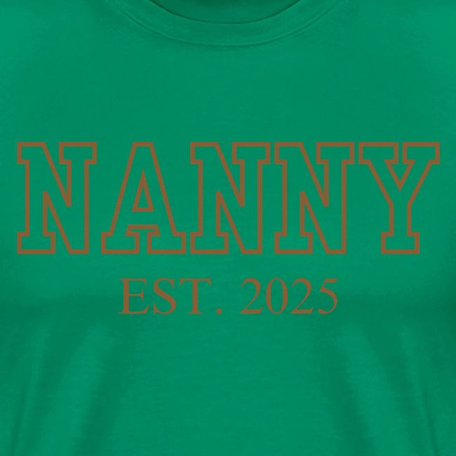 Nanny Est. 2025 (Brown Font)