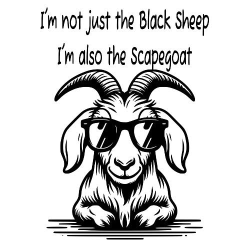Not Just the Black Sheep I'm Also the Scapegoat - Men's Premium T-Shirt