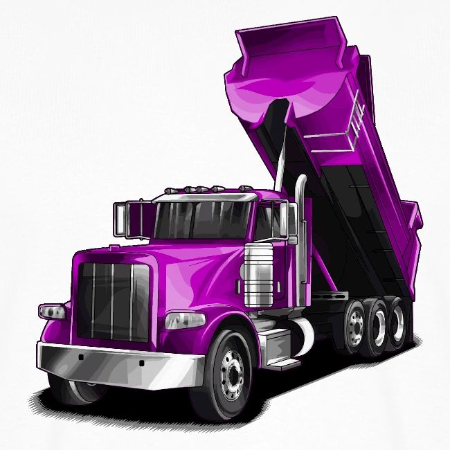 Dump Truck Purple