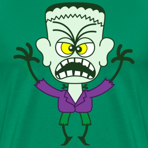 Scary Halloween Frankenstein - Men's Premium T-Shirt