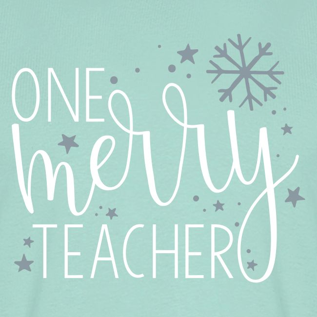 One Merry Teacher Christmas Teacher T-Shirt