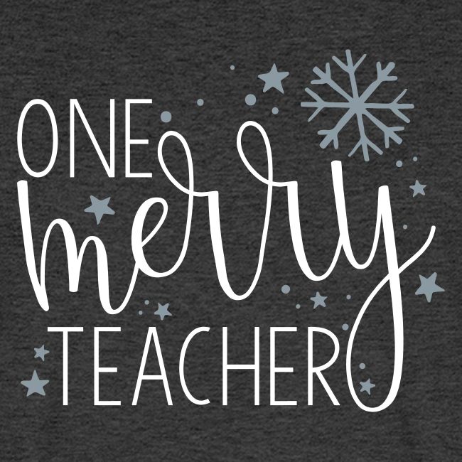 One Merry Teacher Christmas Teacher T-Shirt