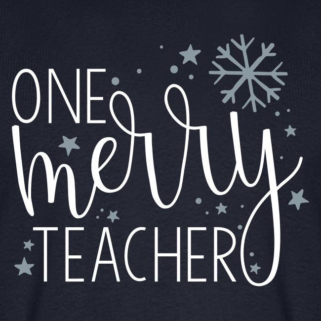 One Merry Teacher Christmas Teacher T-Shirt