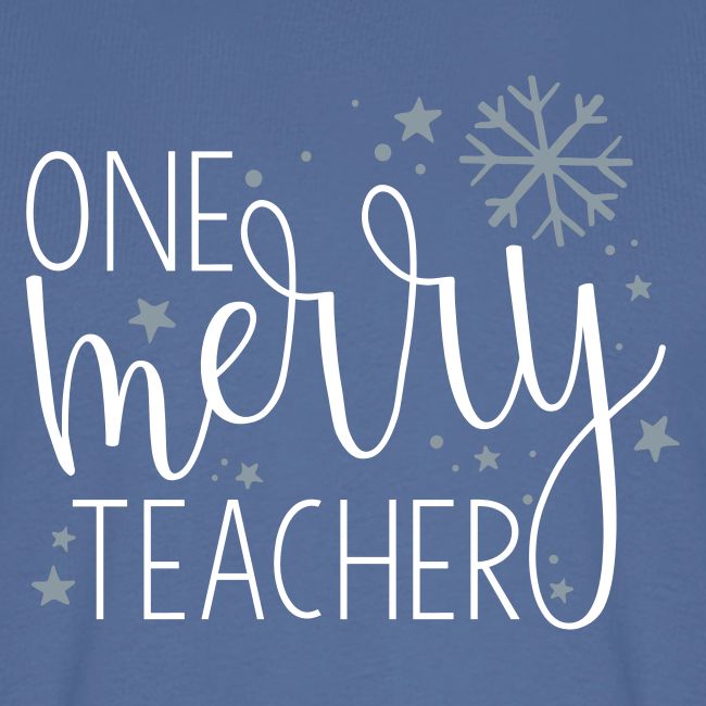 One Merry Teacher Christmas Teacher T-Shirt
