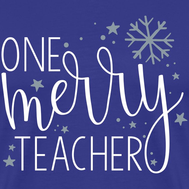One Merry Teacher Christmas Teacher T-Shirt