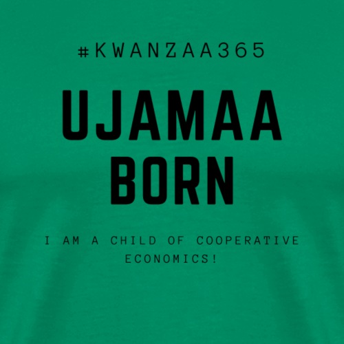 ujamaa born shirt - Men's Premium T-Shirt