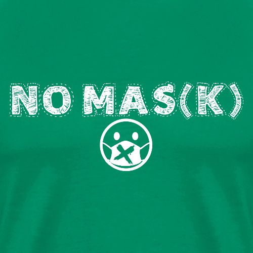 NO MAS(K) white - Men's Premium T-Shirt