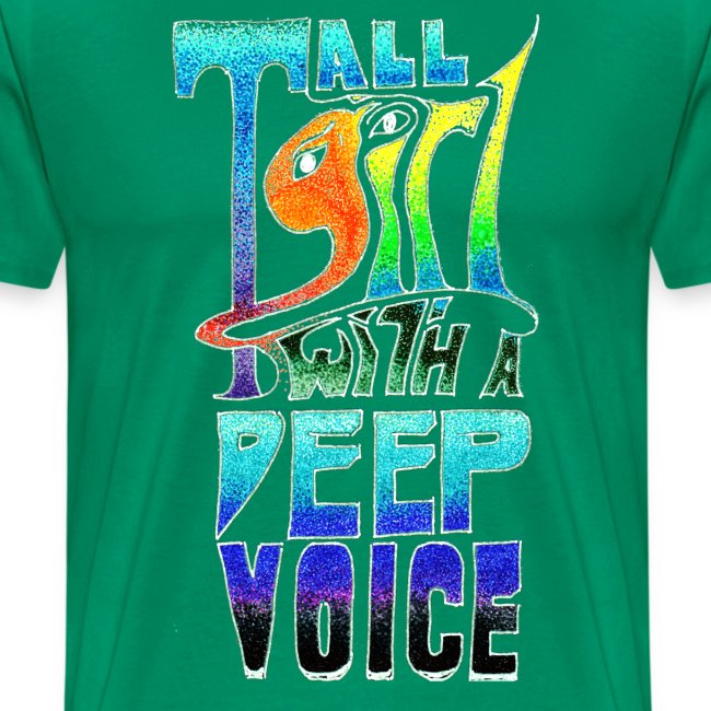 Tall Girl with a Deep Voice (light lines)