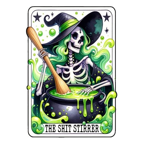 Tarot Collection - The Shit Stirrer - Men's Premium T-Shirt