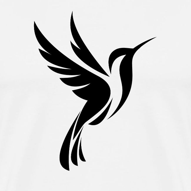 Hummingbird Spot Logo in Black