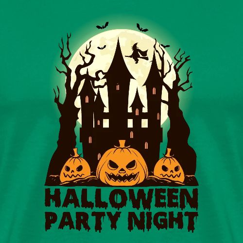 Halloween Part Night - Men's Premium T-Shirt