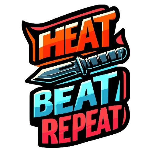 Heat Beat Repeat Knifemakers Knife Making - Men's Premium T-Shirt