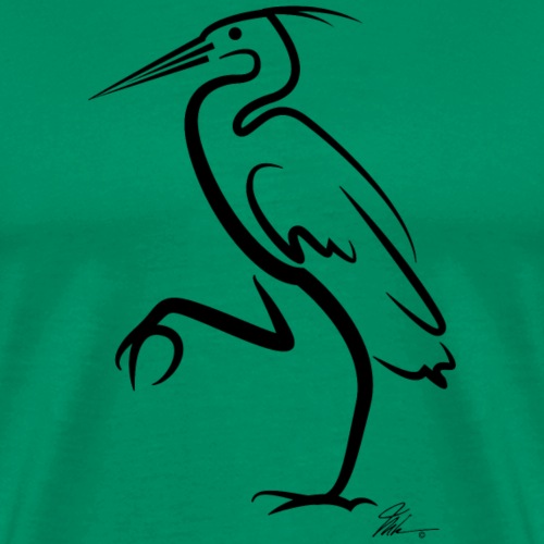 Crane - BLK - Men's Premium T-Shirt