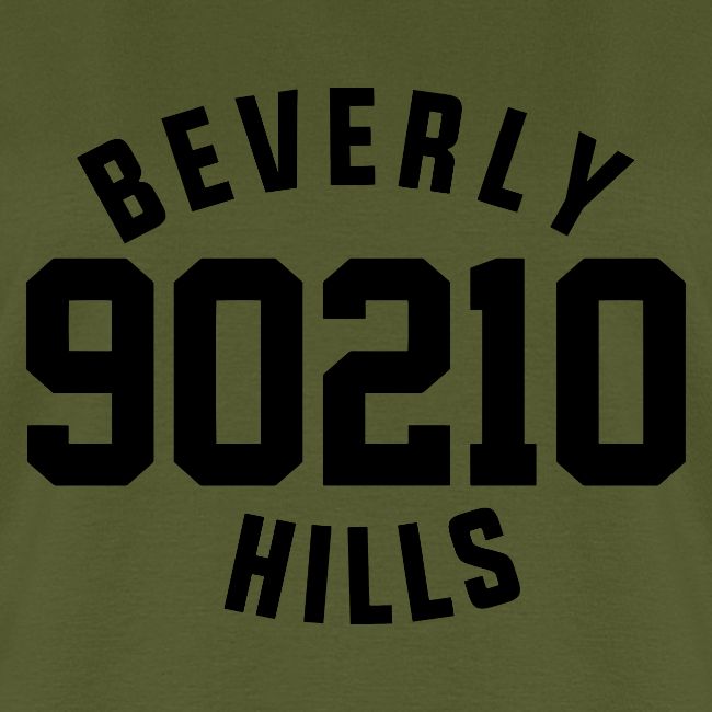 90210 Old School Tee Black