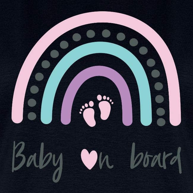 Baby on board - Boho Rainbow - Maternity (female)