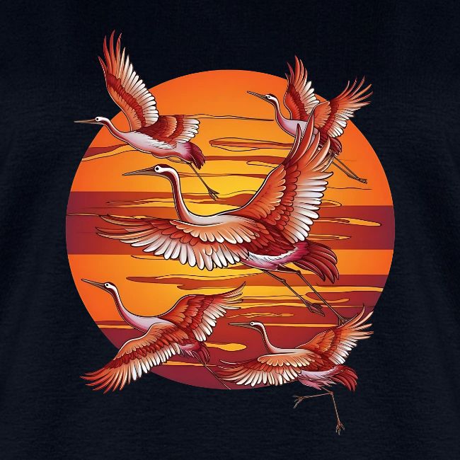 Japanese Cranes Migrating: Travel & Journey
