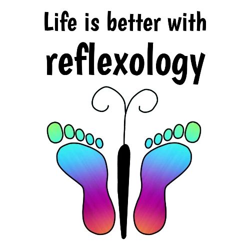 Life is better with reflexology butterfly - Women's Premium T-Shirt
