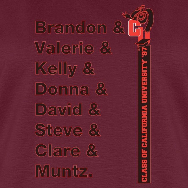 90210 CA University Class of 97 Shirt 01