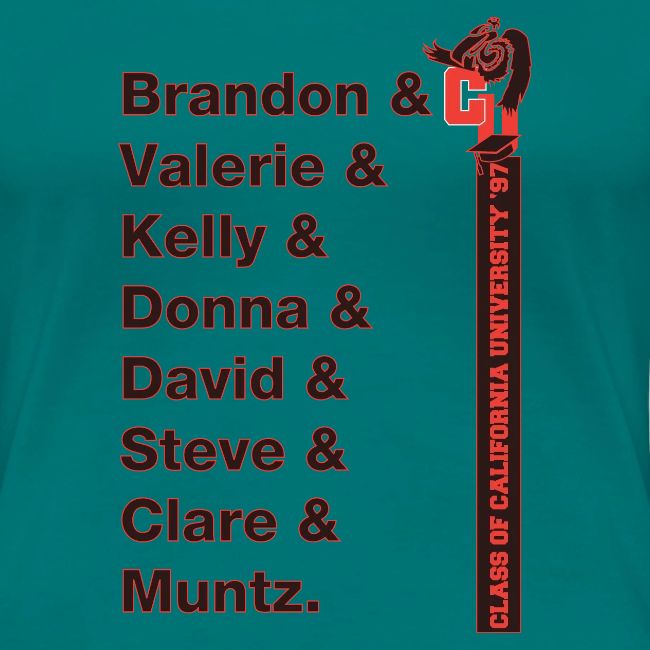 90210 CA University Class of 97 Shirt 01