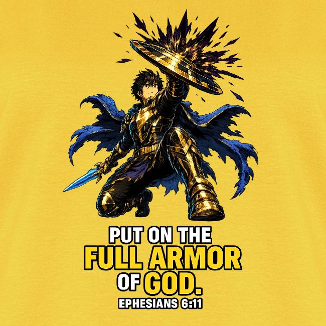 Full Armor of God Anime Warrior | Ephesians 6:11 C