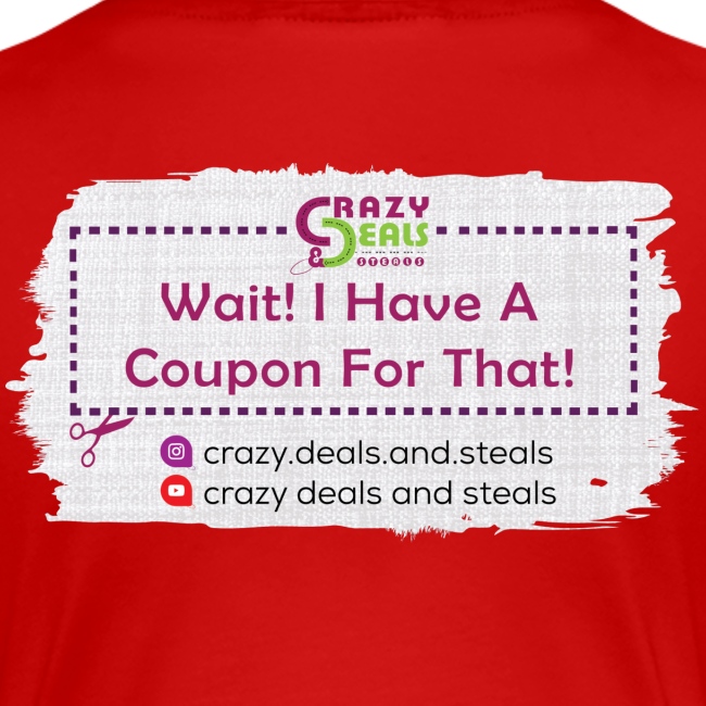 Pink Green Crazy Deals Steals Logo