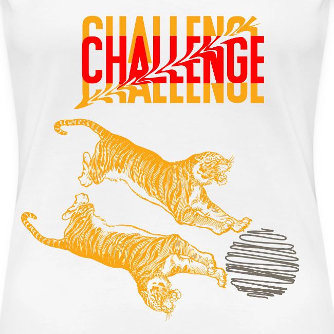 Double tiger fashion, jungle feline animals.
