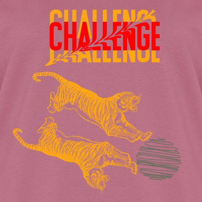 Double tiger fashion, jungle feline animals.