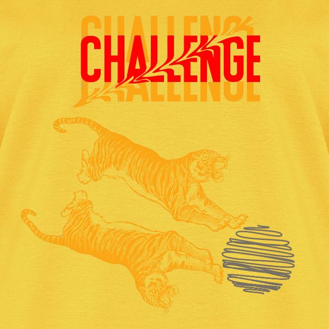 Double tiger fashion, jungle feline animals.