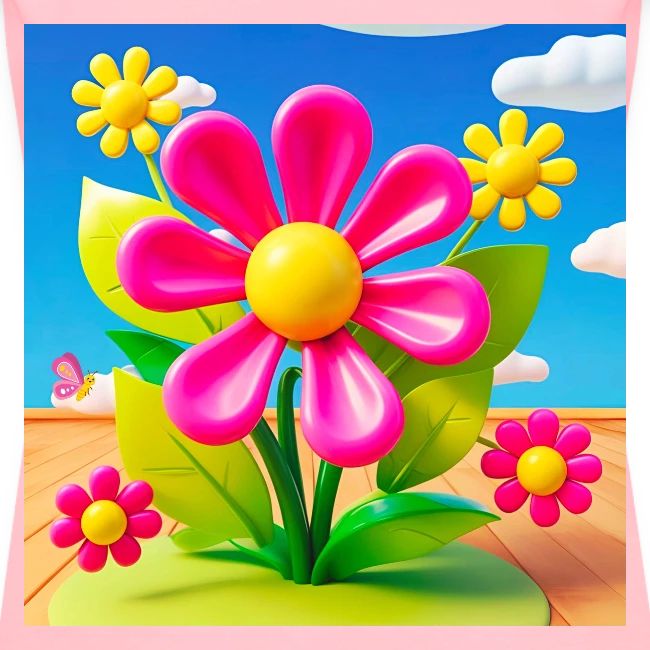 Pink Floral Peace | Sky & Nature Design