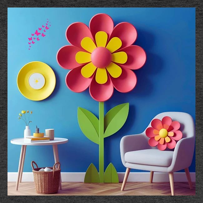 Flower design and harmony of environmental well-be