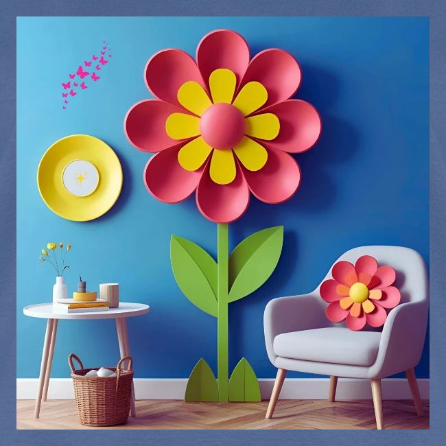 Flower design and harmony of environmental well-be