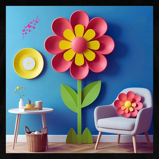 Flower design and harmony of environmental well-be