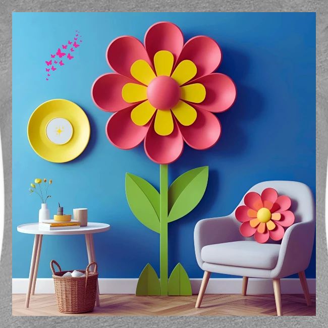 Flower design and harmony of environmental well-be
