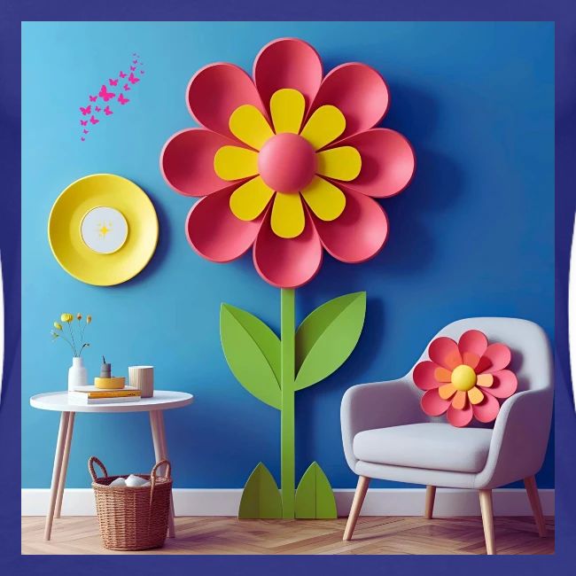 Flower design and harmony of environmental well-be