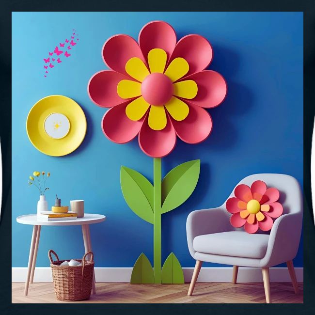 Flower design and harmony of environmental well-be