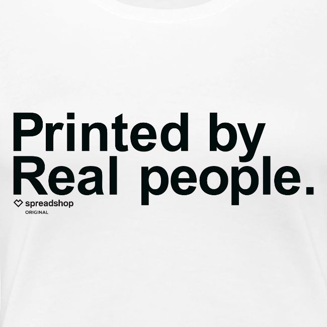 Printed in black