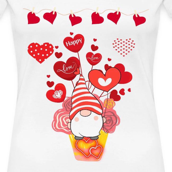 Design wrapped in love hearts, vibrating in love.