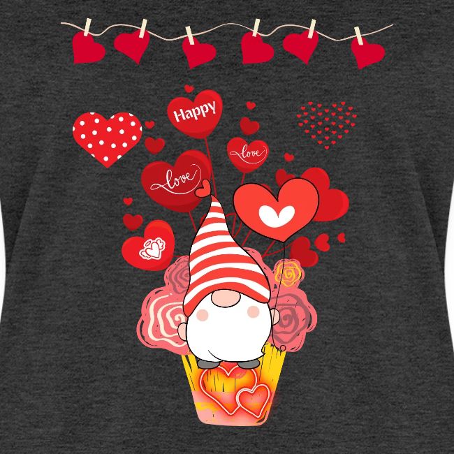 Design wrapped in love hearts, vibrating in love.