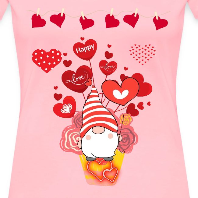 Design wrapped in love hearts, vibrating in love.
