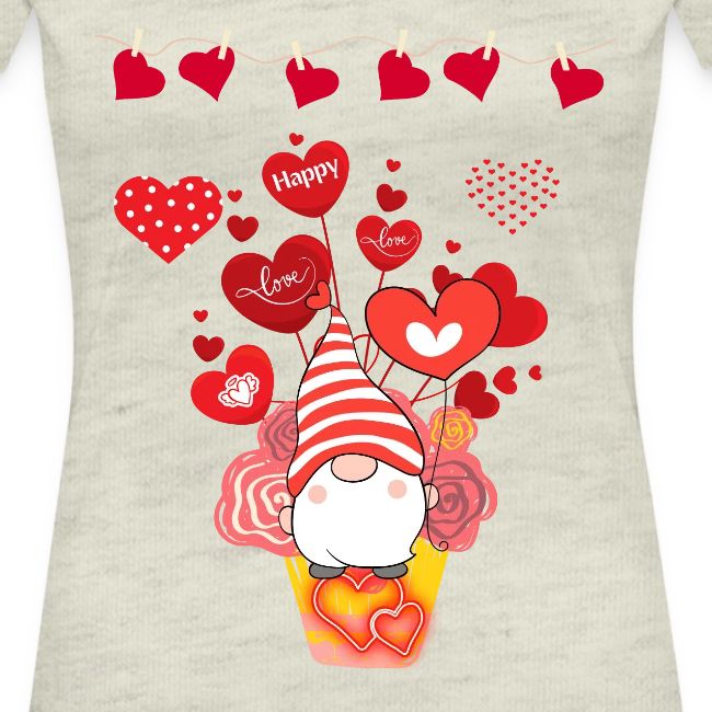Design wrapped in love hearts, vibrating in love.