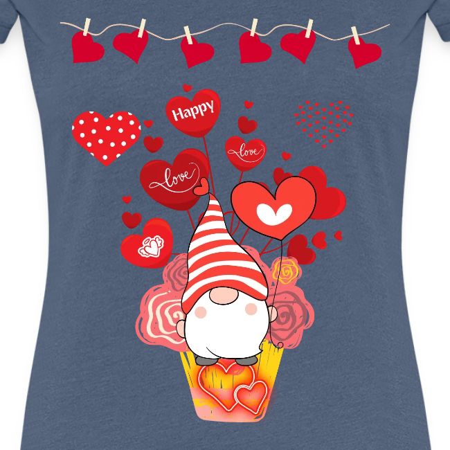 Design wrapped in love hearts, vibrating in love.