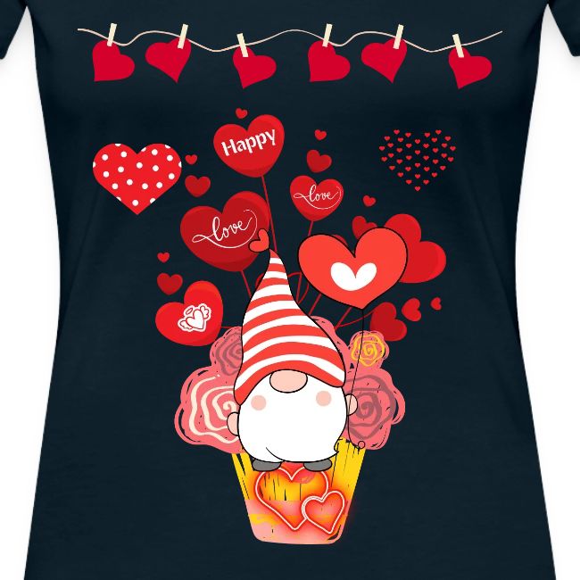 Design wrapped in love hearts, vibrating in love.