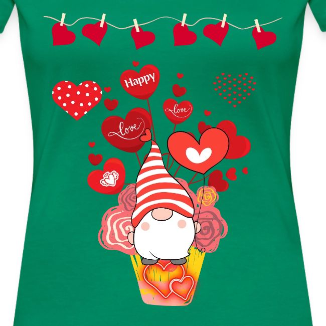 Design wrapped in love hearts, vibrating in love.