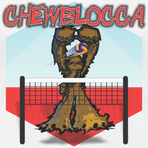Chewblocca Volleyball Team Logo - Women's Premium T-Shirt