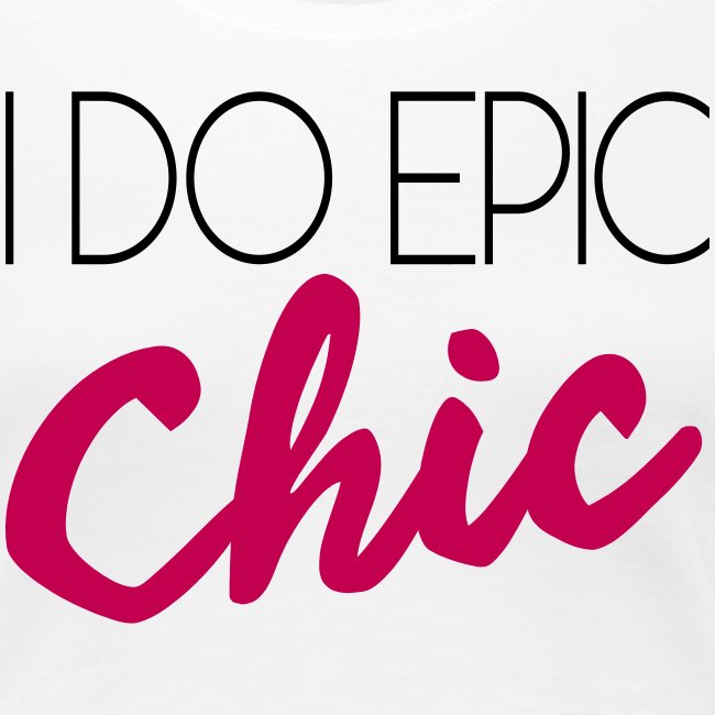 I DO EPIC CHIC-pink curve