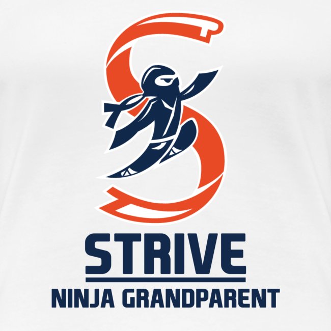s'efforcer de lettres bleues de grands-parents ninja