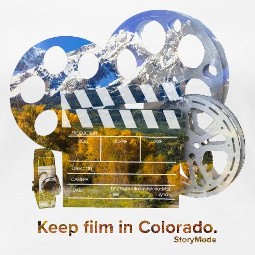 Keep Film in Colorado - Women's Premium T-Shirt