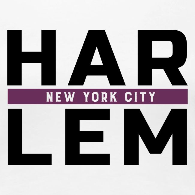 Harlem Stacked Lettering