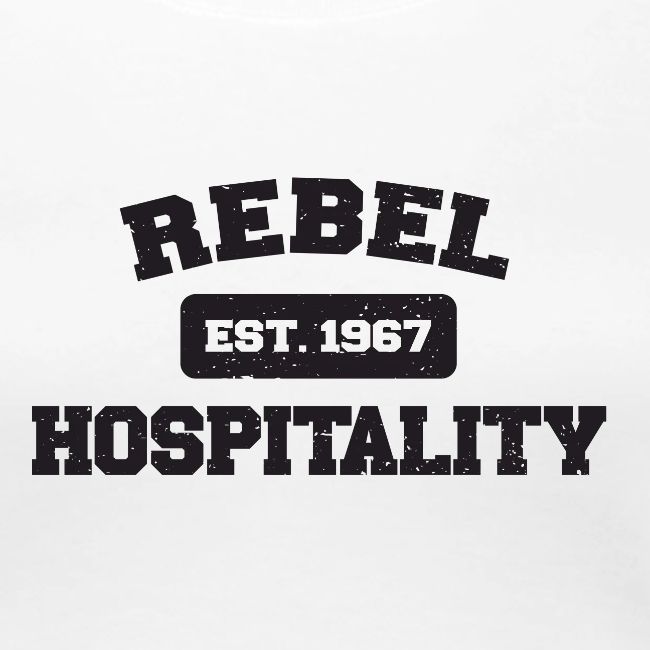 REBEL HOSPITALITY t shirt graphic
