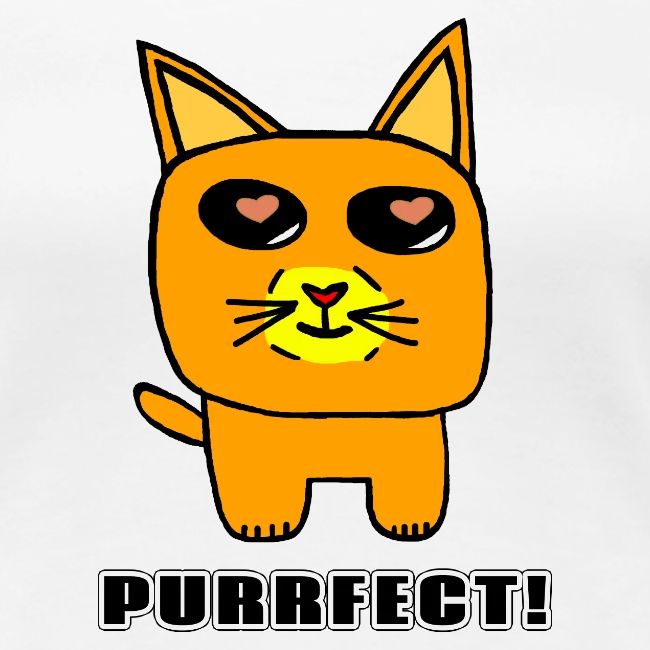 Amber Metakitten saying Purrfect